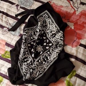 Fashion Magazine bandana top